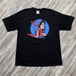 Vintage 1999 Bettie Page Devil Pin Up Tee XL NOS
